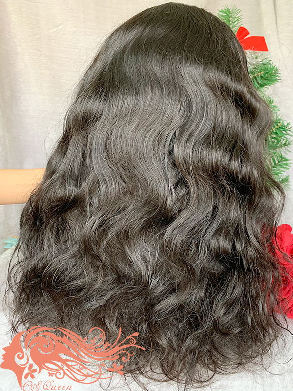 Csqueen 9A Ocean Wave U part wig natural hair wigs 200%density